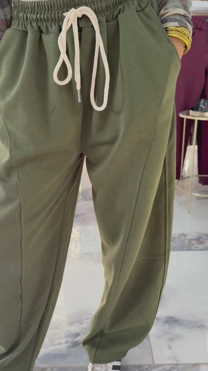 Pantalon jogging ANDY kaki