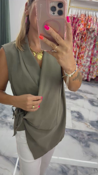 Blouse CHARLIZE Kaki