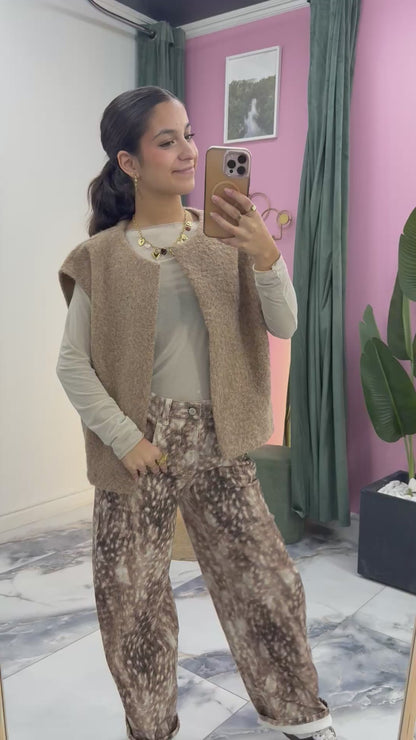 Gilet ALBA camel