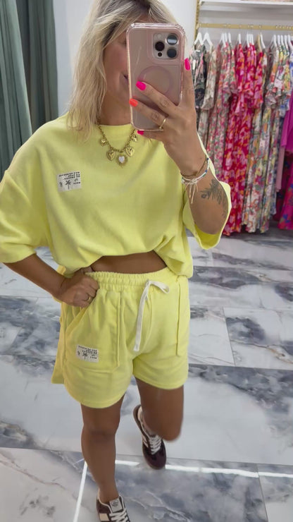 T-Shirt  ÉPONGE jaune
