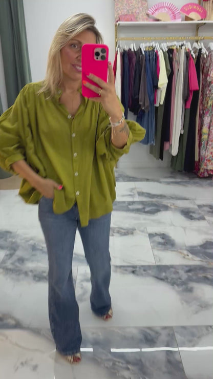 Blouse ELINA olive